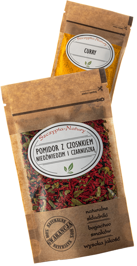 Popularne przyprawy w nowoczesnym opakowaniu z okienkami, które zwiekszają sprzedaż